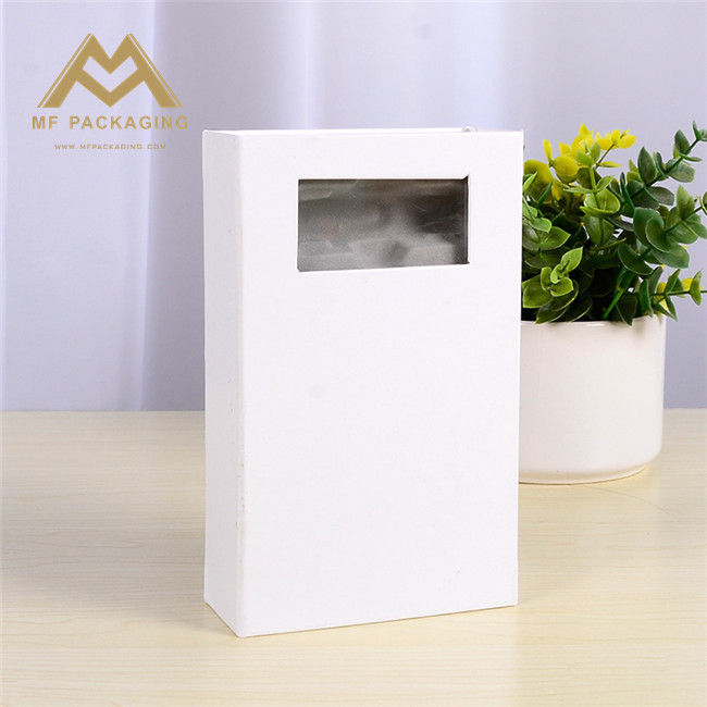 white color cardboard tools box with separater